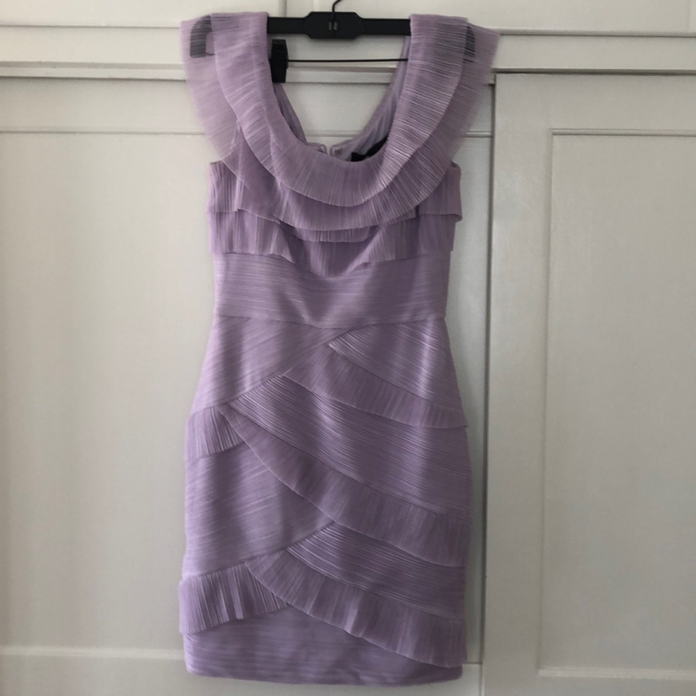 Bcbgmaxazria light violet dress